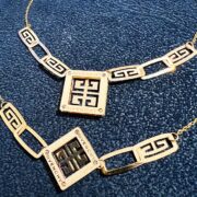 نیم ست طلا 18 عیار زنانه مدل جیوانچی - Image 4