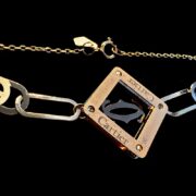 نیم ست طلا 18 عیار زنانه مدل کارتیر - Image 3