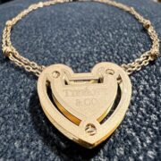 دستبند طلا 18 عیار زنانه  مدل قلب تیفانی - Image 4