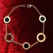 دستبند نقره 925 عیار مدل بولگاری رزگلد S - Image 3