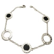 دستبند نقره 925 عیار مدل بولگاری دو S