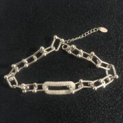 دستبند نقره 925 عیار مدل طرح تیفانی Y - Image 3