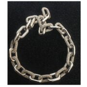 دستبند نقره 925 عیار مدل کارتی نگین دار Y - Image 3