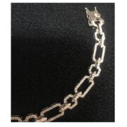 دستبند نقره 925 عیار مدل زنجیره نگین دار Y - Image 4