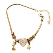 دستبند نقره 925 عیار مدل ستاره و فرشته دو رو S - Image 3