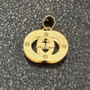 پلاک آویز طلا 18 عیار مدل گوچی C - Image 2