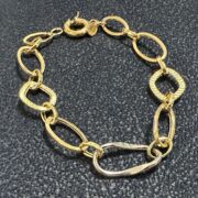 دستبند طلا 18 عیار زنانه گلد کد 7 - Image 3