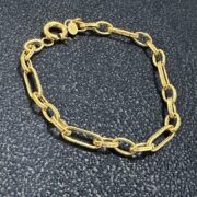 دستبند طلا 18 عیار زنانه گلد کد 9 - Image 3