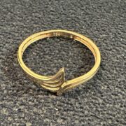 انگشتر طلا 18 عیار زنانه مدل بال - Image 3