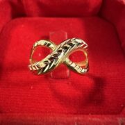 انگشتر طلا 18 عیار زنانه مدل بینهایت - Image 3