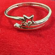 انگشتر طلا 18 عیار زنانه مدل ستاره و دنباله - Image 3