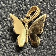 پلاک آویز زنانه طلای 18 عیار مدل پرواز پروانه S2-1 - Image 3