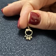 پلاک آویز زنانه طلای 18 عیار مدل پسرک S2-1 - Image 2