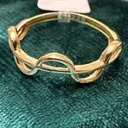 انگشتر طلا 18 عیار زنانه مدل امواج