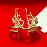 انگشتر طلا 18 عیار زنانه مدل شاخه