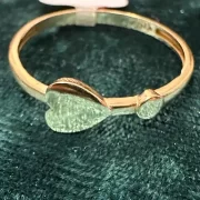 انگشتر طلا 18 عیار زنانه مدل قلب کد 010 - Image 2