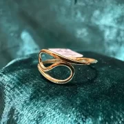 انگشتر طلا 18 عیار زنانه مدل پیچک - Image 3