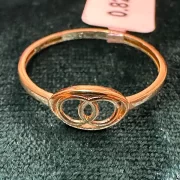 انگشتر طلا 18 عیار زنانه مدل دایره مینی - Image 4