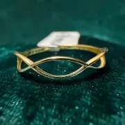 انگشتر طلا 18 عیار زنانه مدل موج - Image 3