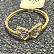 انگشتر طلا 18 عیار زنانه مدل پروانه