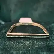 انگشتر طلا 18 عیار زنانه طلاکده مدل سی تی