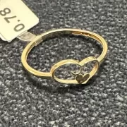 انگشتر طلا 18 عیار زنانه مدل قلب مینیمال - Image 2