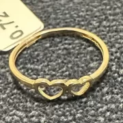 انگشتر طلا 18 عیار زنانه مدل قلب کد 003 - Image 3