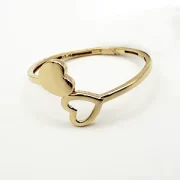 انگشتر طلا 18 عیار زنانه طلاکده مدل قلب کد 51