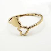 انگشتر طلا 18 عیار زنانه طلاکده مدل قلب کد 51 - Image 2