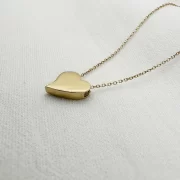 گردنبند طلا ۱۸ عیار طلاکده مدل قلب کد 102 - Image 3