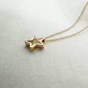 گردنبند طلا ۱۸ عیار طلاکده مدل ستاره کد 101 - Image 2