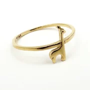 انگشتر طلا 18 عیار زنانه طلاکده مدل زرافه - Image 2