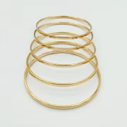 النگو طلا 18 عیار طلاکده مدل آینه ای - Image 3