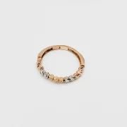 انگشتر طلا 18 عیار زنانه طلاکده مدل کلاریو کد 1 - Image 2