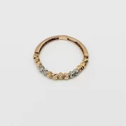 انگشتر طلا 18 عیار زنانه طلاکده مدل کلاریو کد 2 - Image 2