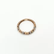 انگشتر طلا 18 عیار زنانه طلاکده مدل کلاریو کد 4 - Image 2