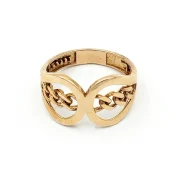 انگشتر طلا 18 عیار زنانه طلاکده مدل کارتیر کد 5