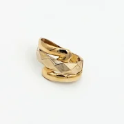 انگشتر طلا 18 عیار زنانه طلاکده مدل کارتیک 2 - Image 2