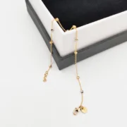 دستبند طلا 18 عیار طلاکده مدل دلتا 1 - Image 4