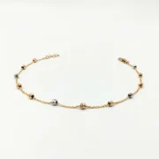 دستبند طلا 18 عیار طلاکده مدل دلتا 1 - Image 3