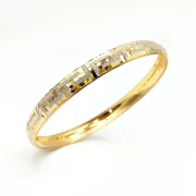 النگو طلا 18 عیار طلاکده مدل ورساچه کد 2 - Image 2