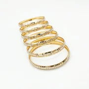 النگو طلا 18 عیار طلاکده مدل ورساچه کد 2 - Image 4