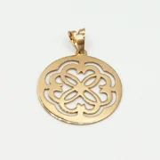 پلاک آویز طلا 18 عیار طلاکده مدل مینیمال کد 22