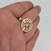 پلاک آویز طلا 18 عیار طلاکده مدل مینیمال کد 22 - Image 3