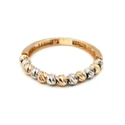 انگشتر طلا 18 عیار زنانه طلاکده مدل کلاریو کد 5