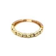 انگشتر طلا 18 عیار زنانه طلاکده مدل کلاریو کد 7