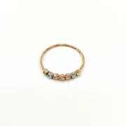 انگشتر طلا 18 عیار زنانه طلاکده مدل کلاریو کد 202 - Image 2