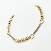 دستبند طلا 18 عیار طلاکده طرح ون کلیف - Image 2