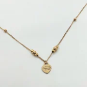 گردنبند طلا 18 عیار زنانه طلاکده مدل تیفانی کد 13 - Image 3