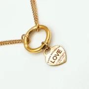 گردنبند طلا 18 عیار زنانه طلاکده مدل تیفانی کد 10 - Image 2